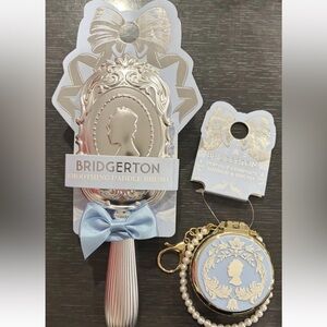 Primark Bridgerton Viral Hairbrush And Compact Mirror Brush Cool New